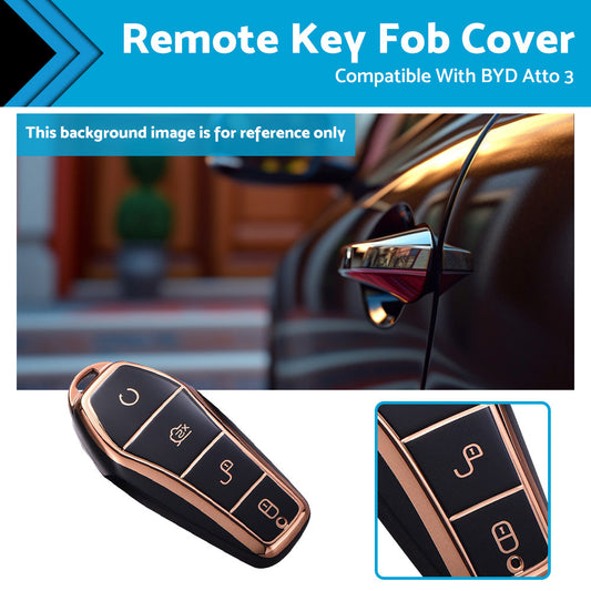 Remote Key Fob Cover Protector Car Key Case Suitable For BYD Atto 3 Accessories Durable-0