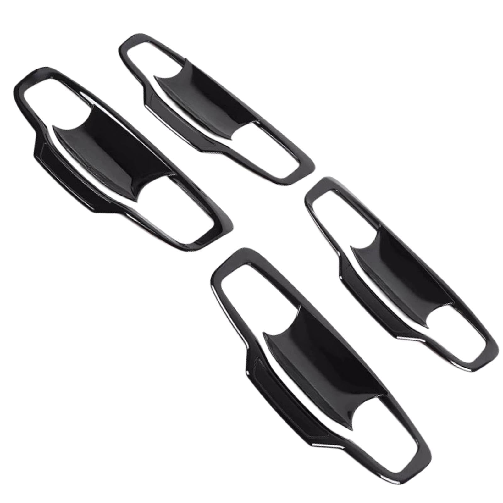 Door Handle Bowl Cover Trim Gloss Black Suitable For Mitsubishi Triton MV 2024+-4
