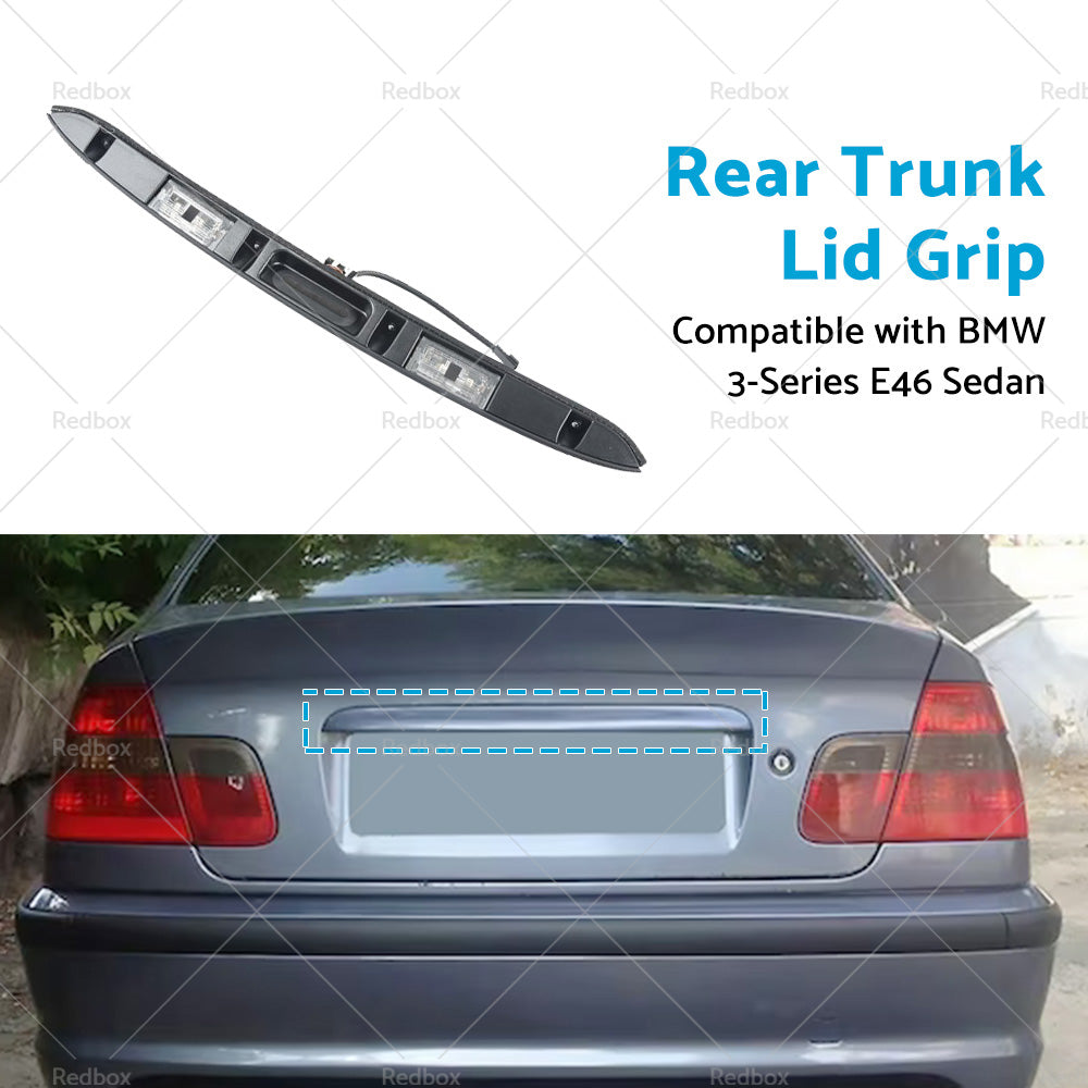 Rear Trunk Liftgate Pull Handle 51137171699 Suitable for BMW 3 Series E46 Sedan-3