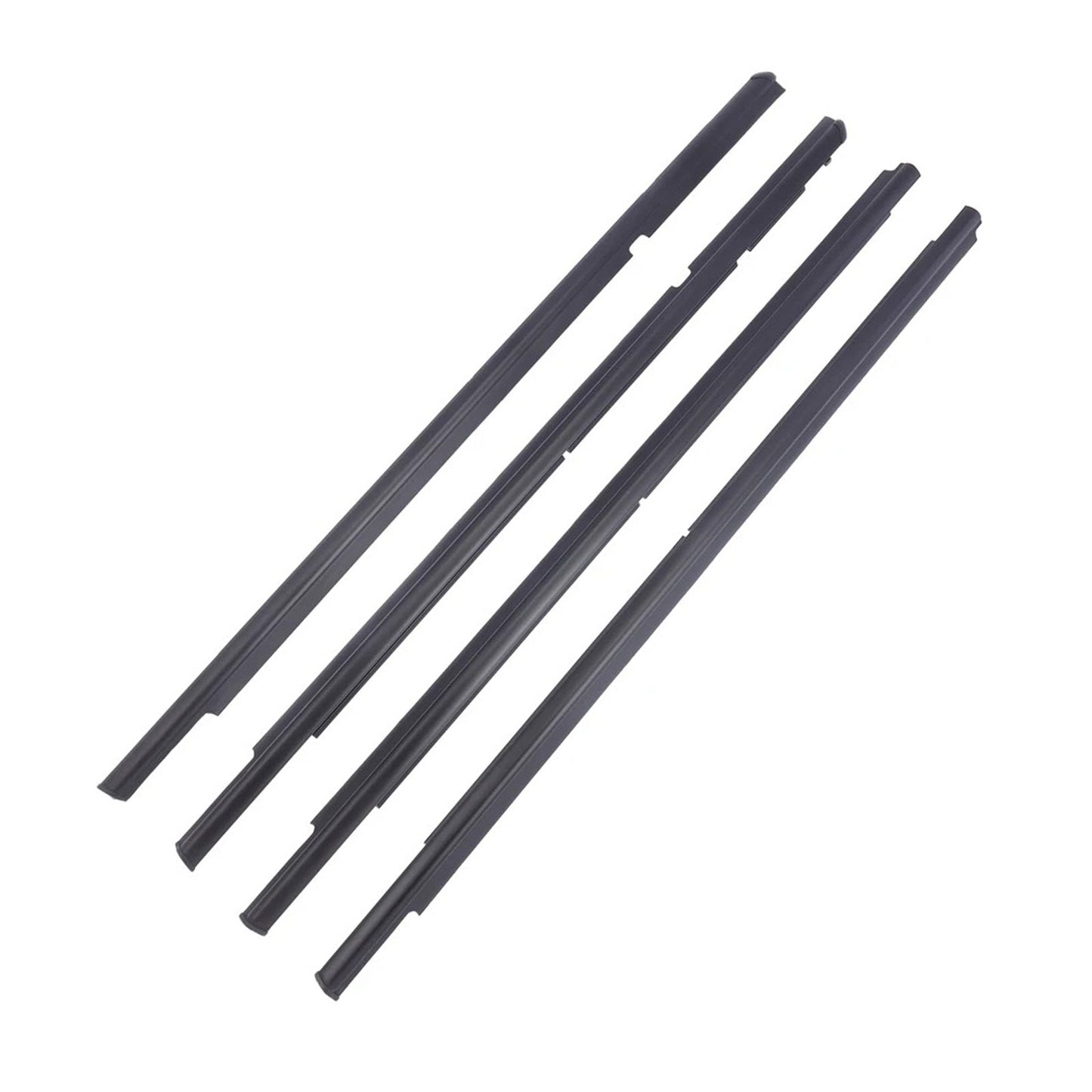 4x Window Weatherstrip Trim Belt Set Suitable For Mitsubishi Lancer 2008-2017-0