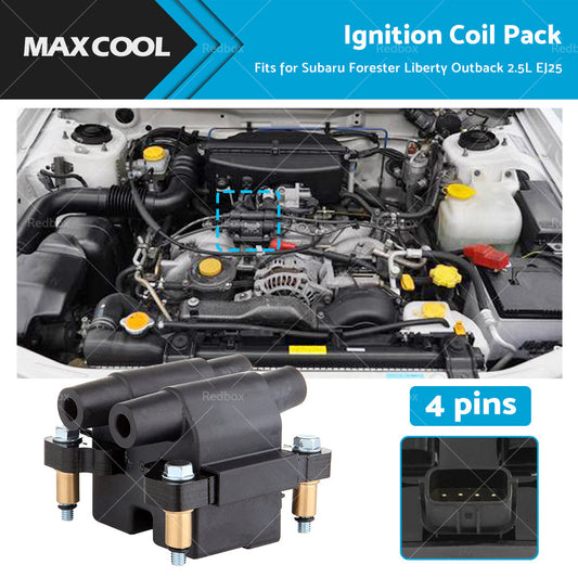 Ignition Coil Pack 22433AA50A for Subaru Forester Liberty Outback BL 2. 5L EJ25-0