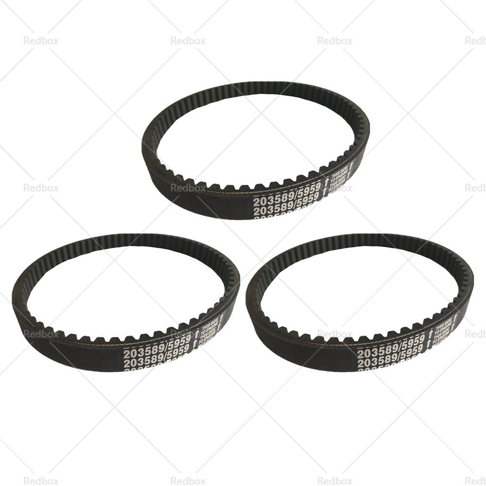 3x Drive Belt Suitable For 30 Series Comet TAV2 203589 manco 5959 Coleman KT196-1