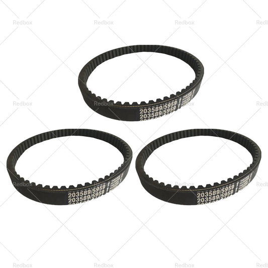 3x Drive Belt Suitable For 30 Series Comet TAV2 203589 manco 5959 Coleman KT196-1