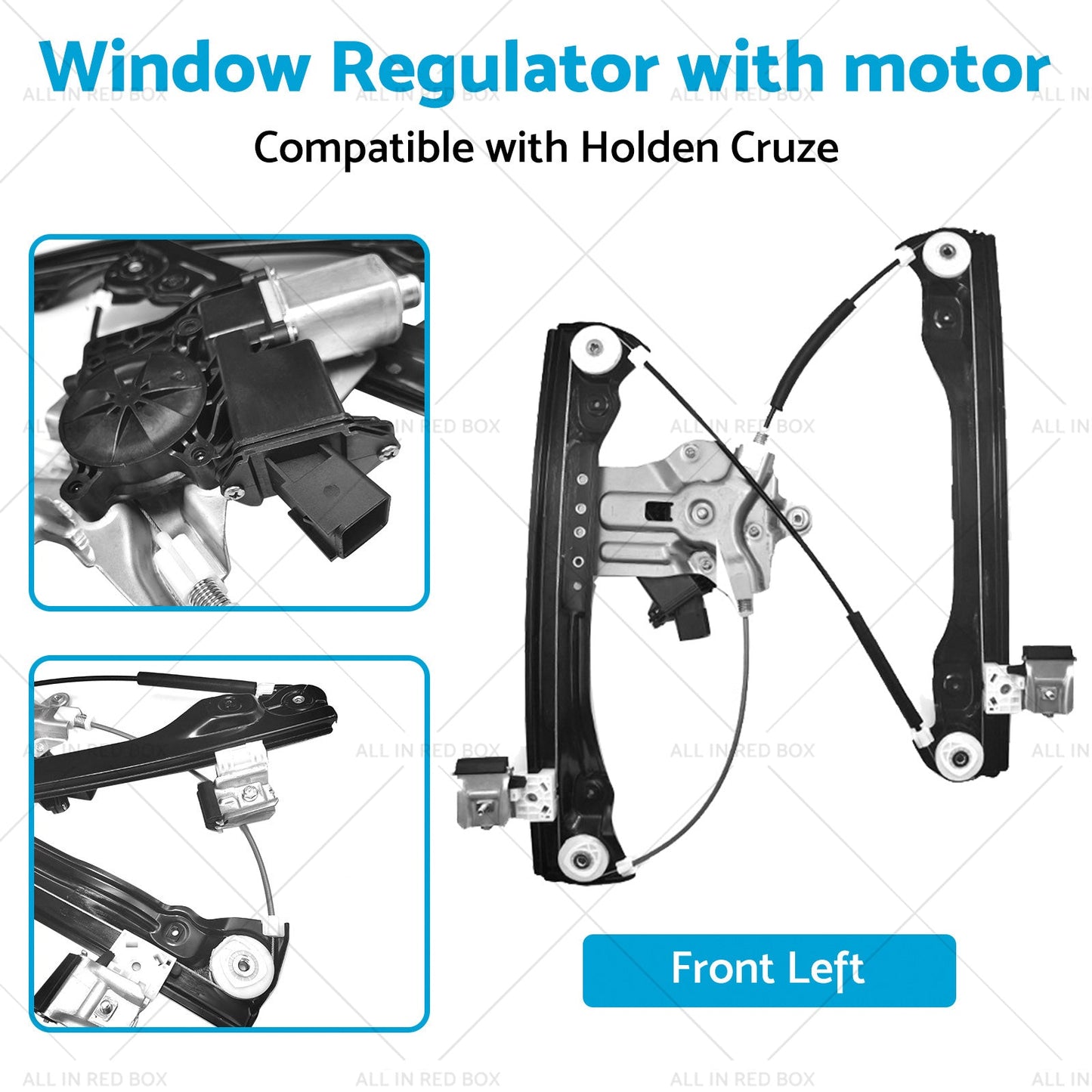 Front Left Window Regulator With Motor 7Pin Suitablefor Holden Cruze JG JH 09-16-2