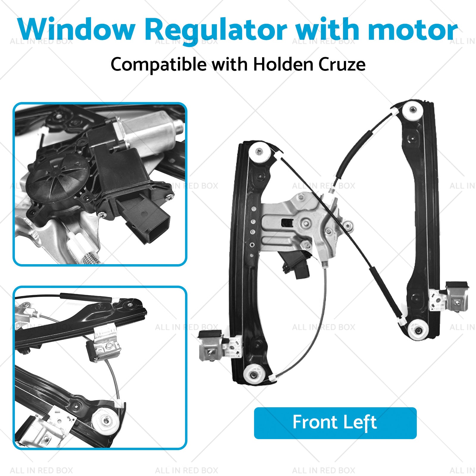 Front Left Window Regulator With Motor 7Pin Suitablefor Holden Cruze JG JH 09-16-2