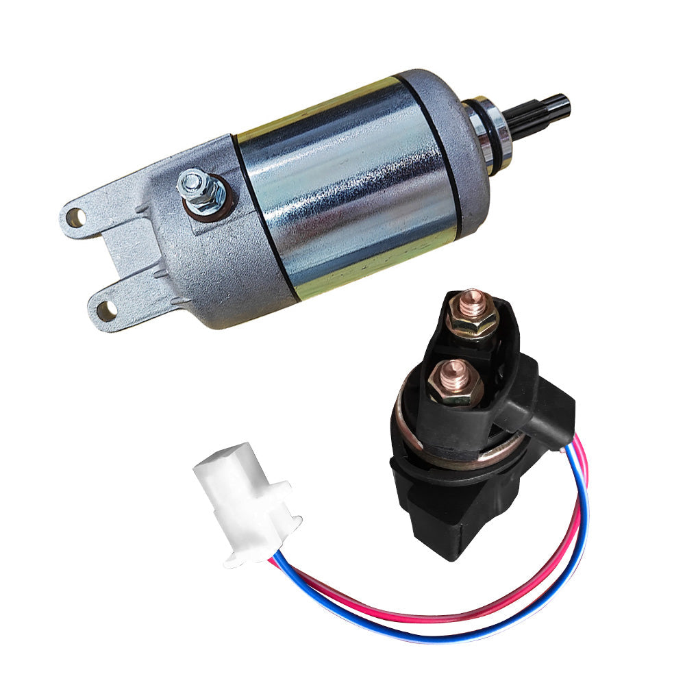 Starter Motor w  Relay Solenoid Suitable For Honda TRX300 TRX300FW FourTrax 300-0