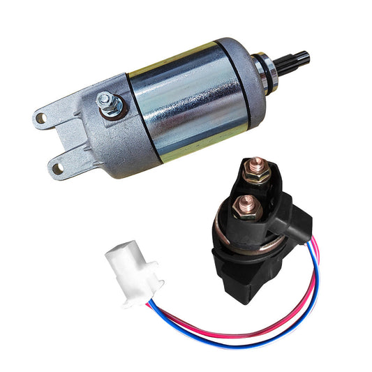 Starter Motor w  Relay Solenoid Suitable For Honda TRX300 TRX300FW FourTrax 300-0