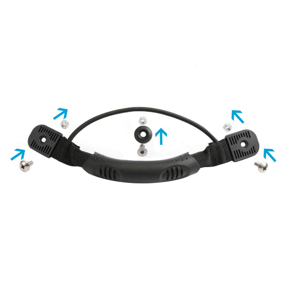 4x Carry Handles with Screws For Kayak Canoe Boat Side Mount Carry Replacement-4