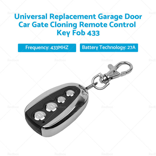 433Mhz Universal Replacement Garage Door Car Gate Cloning Remote Control Key Fob-1