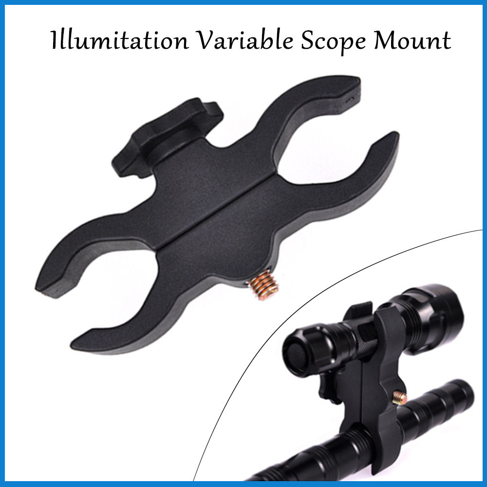 1PC Illumitation Variable Clamp Scope Mount Gun Barrel Clip Torch 25-35mm-0