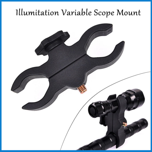1PC Illumitation Variable Clamp Scope Mount Gun Barrel Clip Torch 25-35mm-0