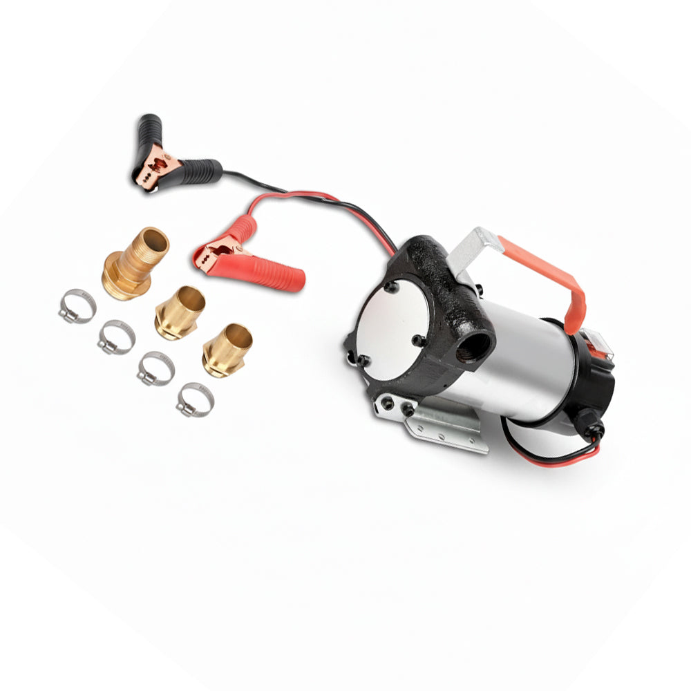 12V Diesel Transfer Pump Extractor Oil Fuel Electric Bowser Auto Display-2