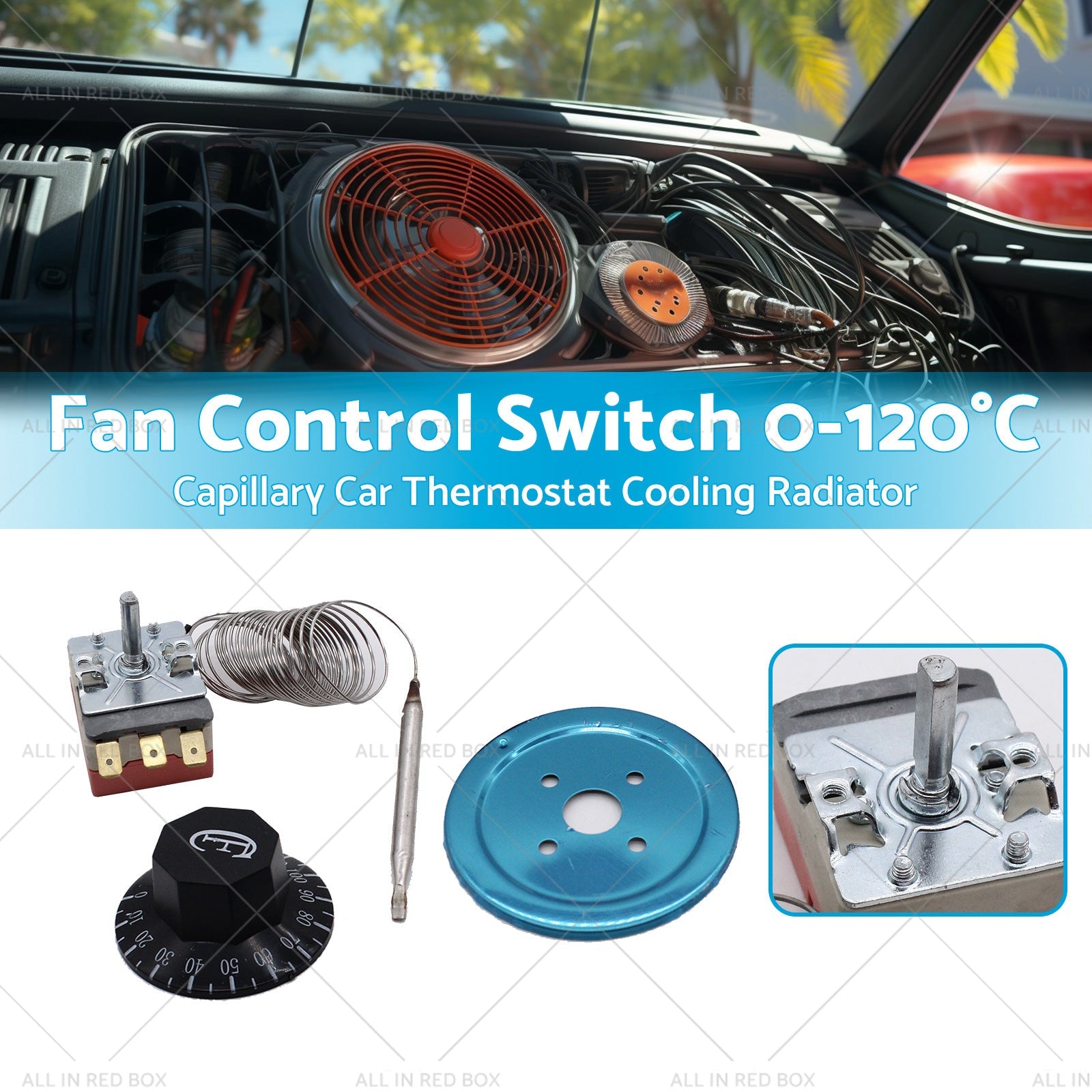 Fan Control Switch Suitablefor Capillary Car Thermostat Cooling Radiator-2