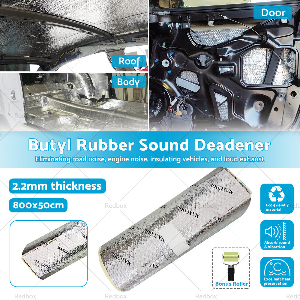 Car Butyl Rubber Sound Deadener Proofing Roll Insulation Self Adhesive-3
