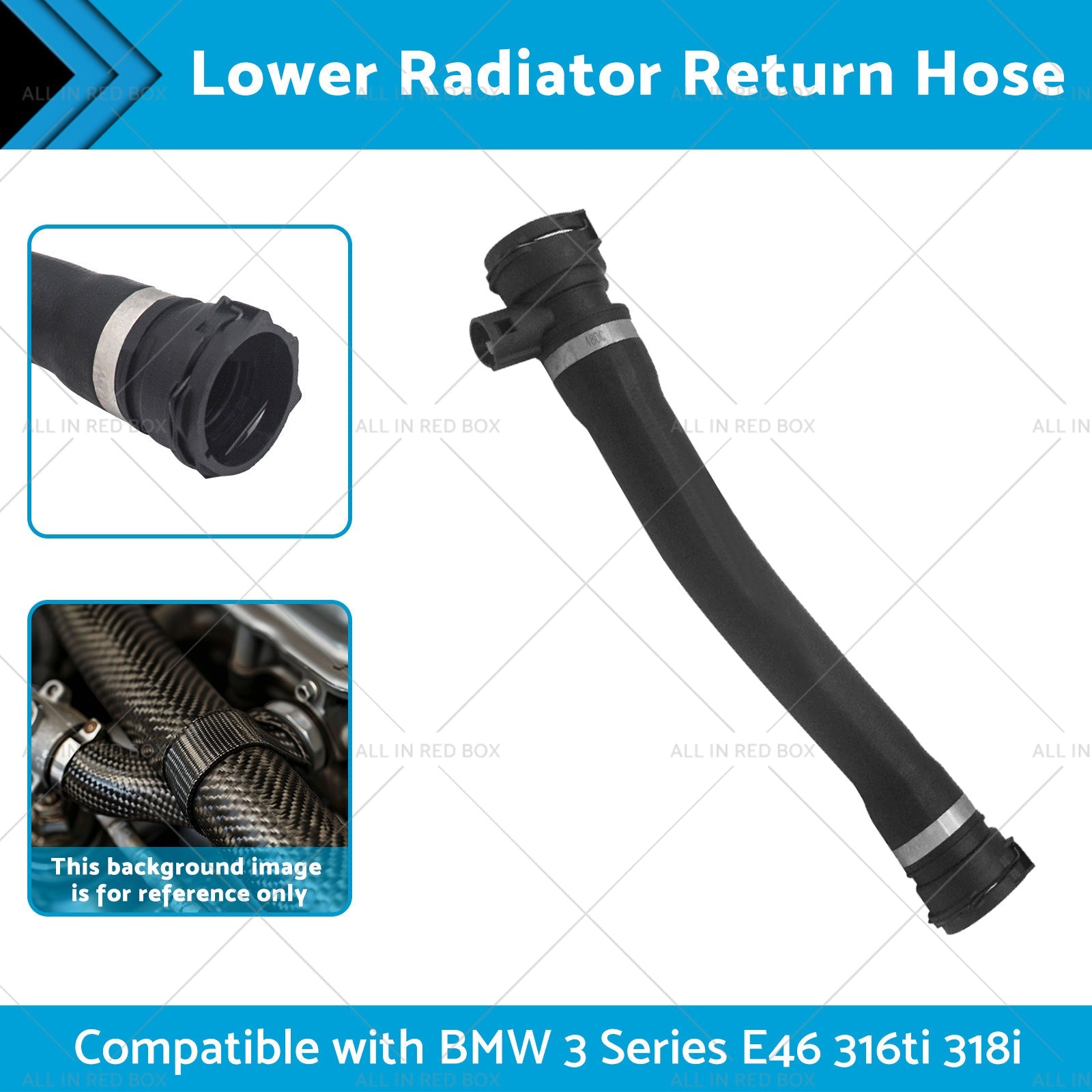 17127516416 Lower Radiator Return Hose Suitable for BMW 3 Series E46 316ti 318i-1