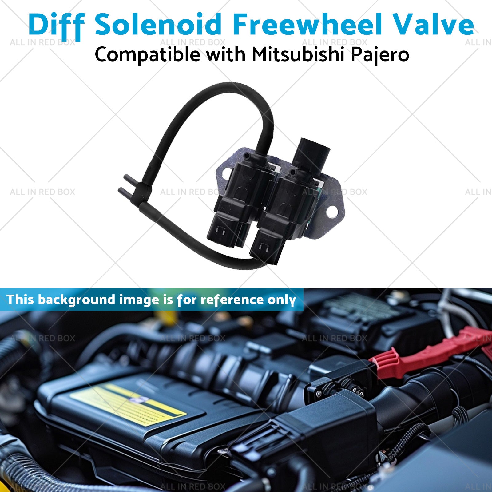 Front Diff Solenoid Freewheel Valve Suitable for Mitsubishi Pajero NW NX 07-17-4