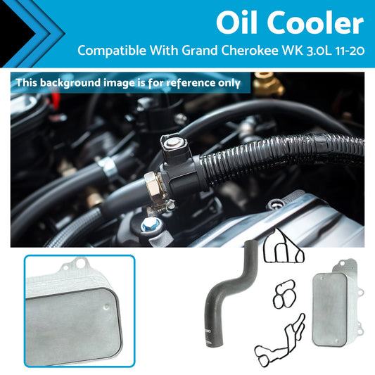 Aluminum Oil Cooler Suitable For Jeep WK 3.0L Diesel EXF Engine 2011-2020-1