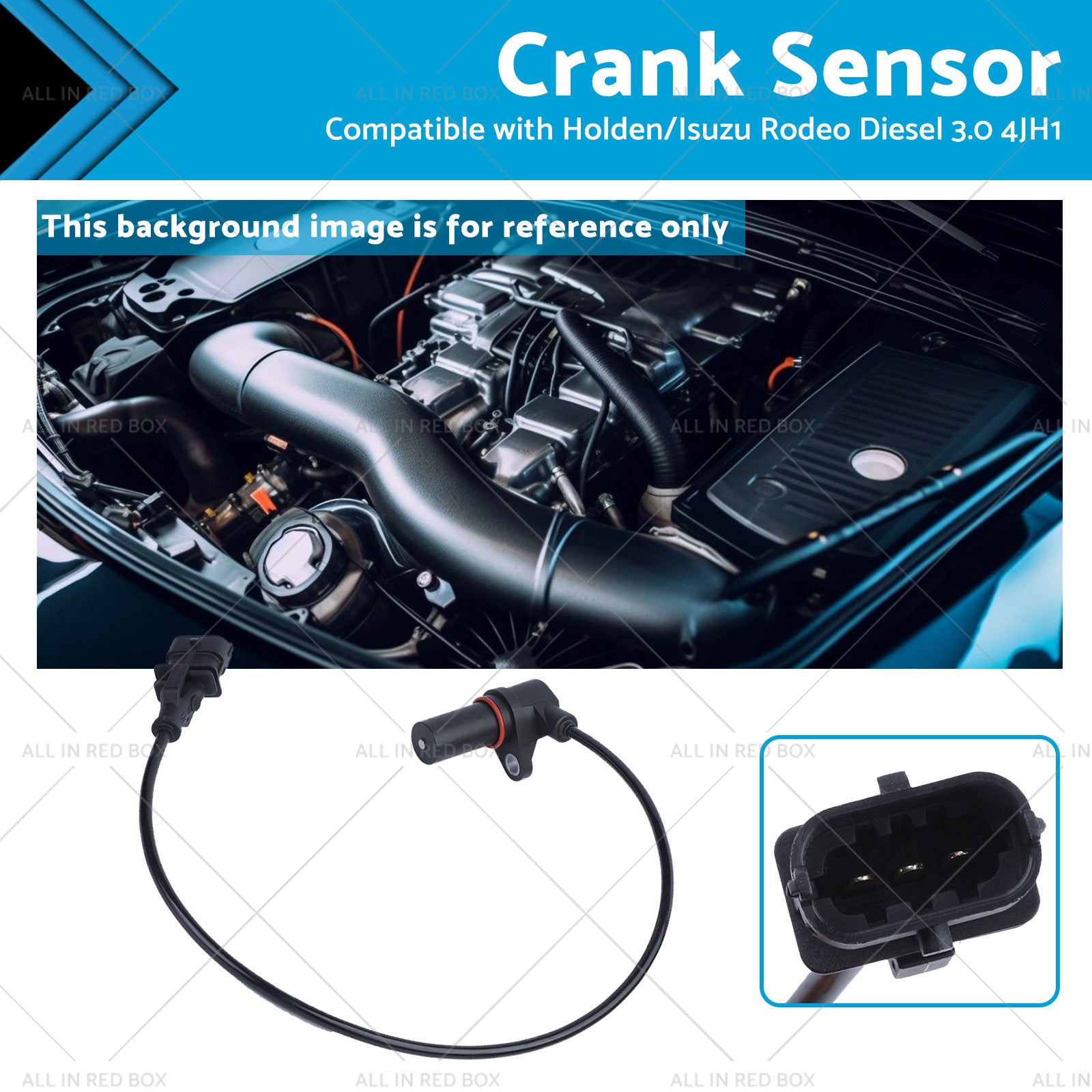 8973244022 Crank Sensor Suitable for Holden or Isuzu Rodeo Diesel 3. 0 4JH1 03-07-0