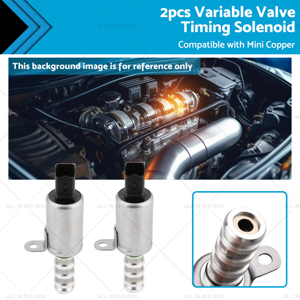 2x Variable Valve Timing Solenoid Suitable for MINI Cooper Countryman L4 R56 R60-0