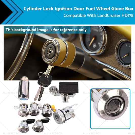 Cylinder Lock Ignition Door Fuel Wheel Glove Box Suitable For LandCruiser HDJ78-0