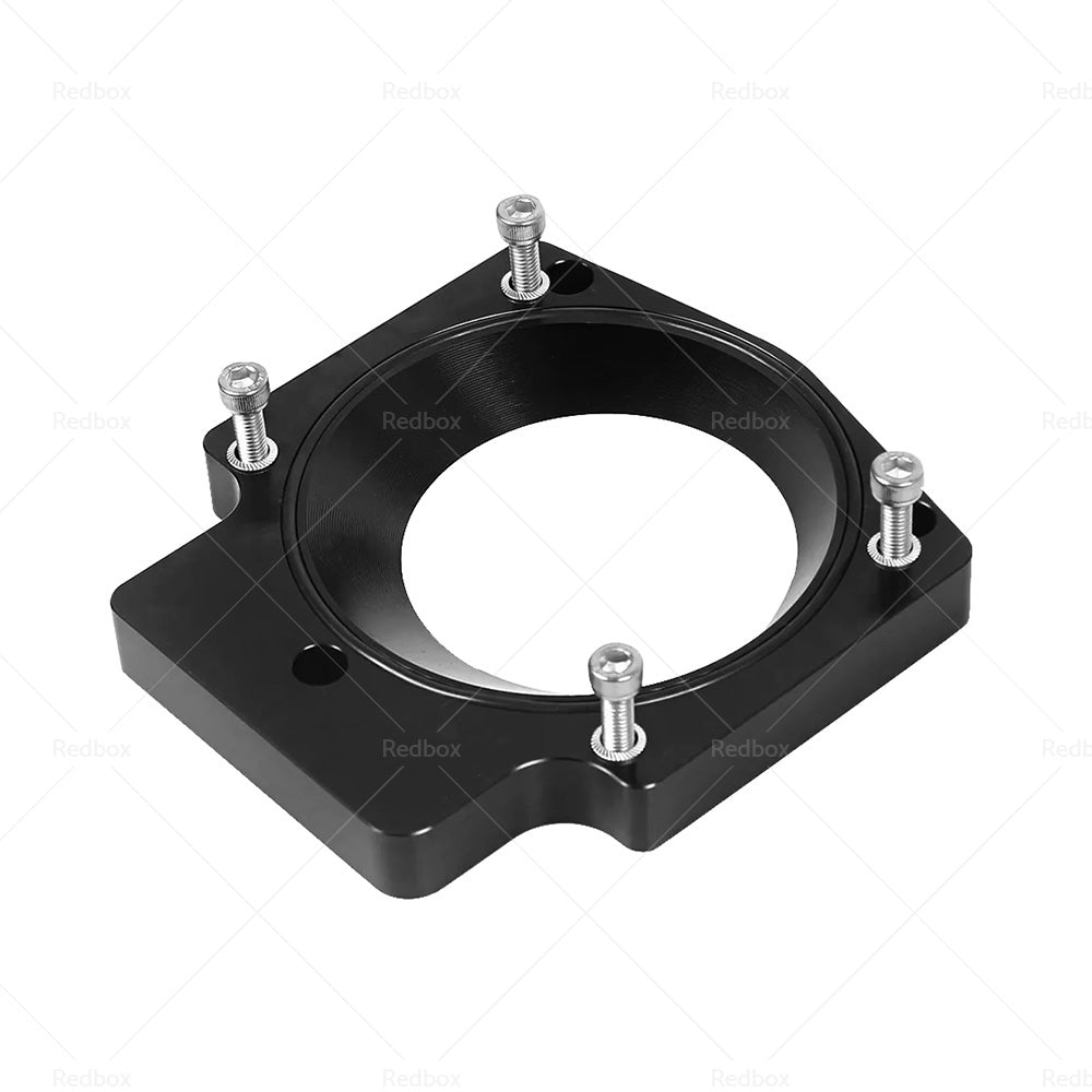 102mm Manifold Throttle Body Spacer Adapter Suitable For GM LS1 LS2 LS6 Black-2