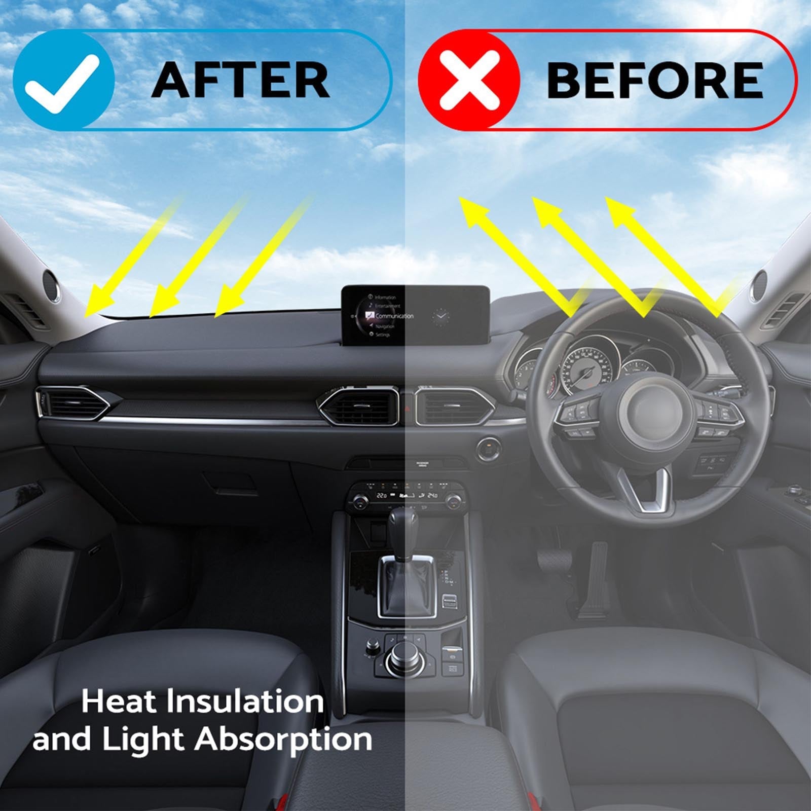 Non-Slip Dash Mat Suitable for Mazda CX3 DK 2.0 (2015-2023)-3