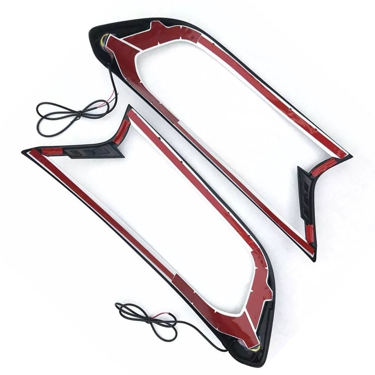 2x White Led Headlight Covers Suitable For Ford Ranger Wildtrak 2015-2020-3