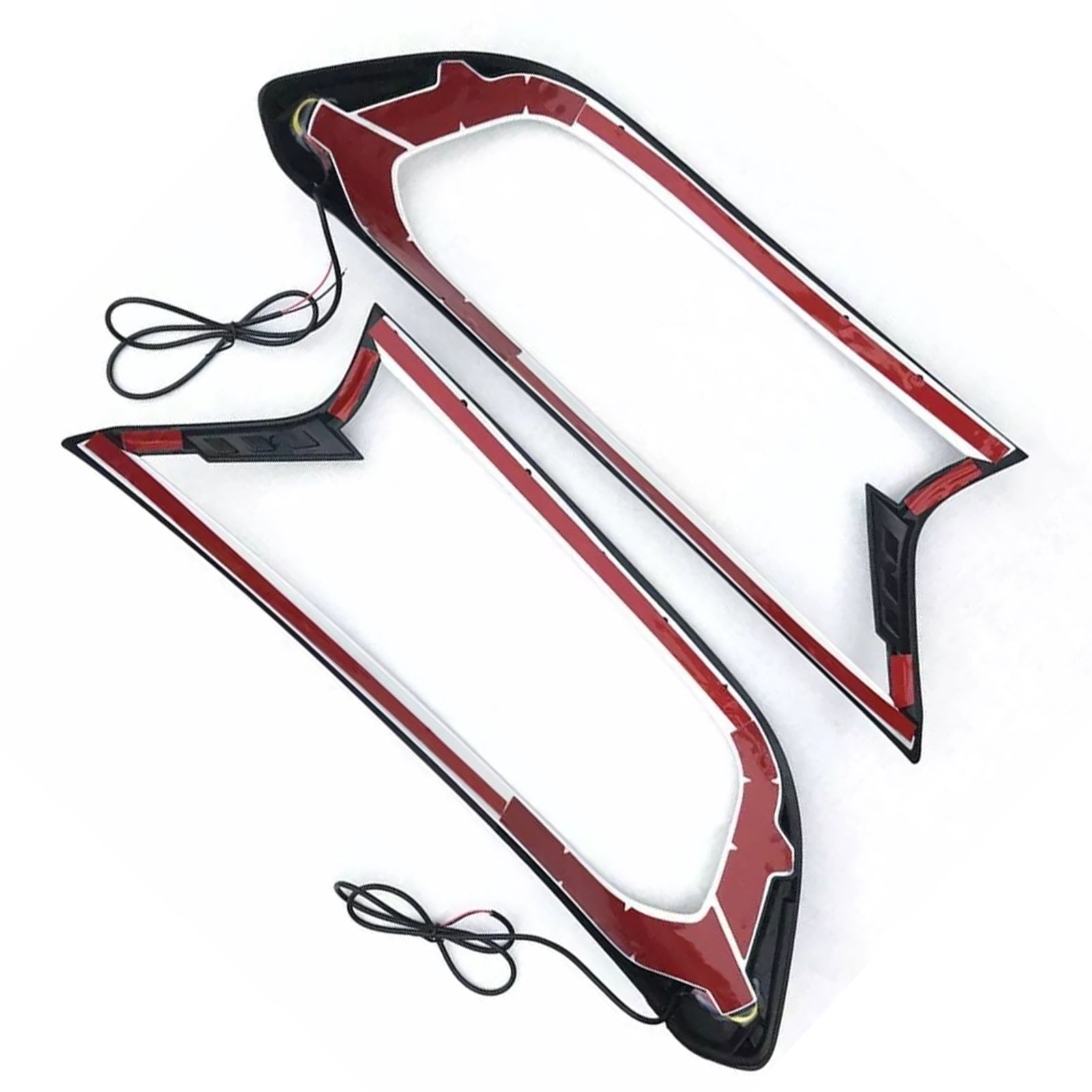 2x White Led Headlight Covers Suitable For Ford Ranger Wildtrak 2015-2020-3