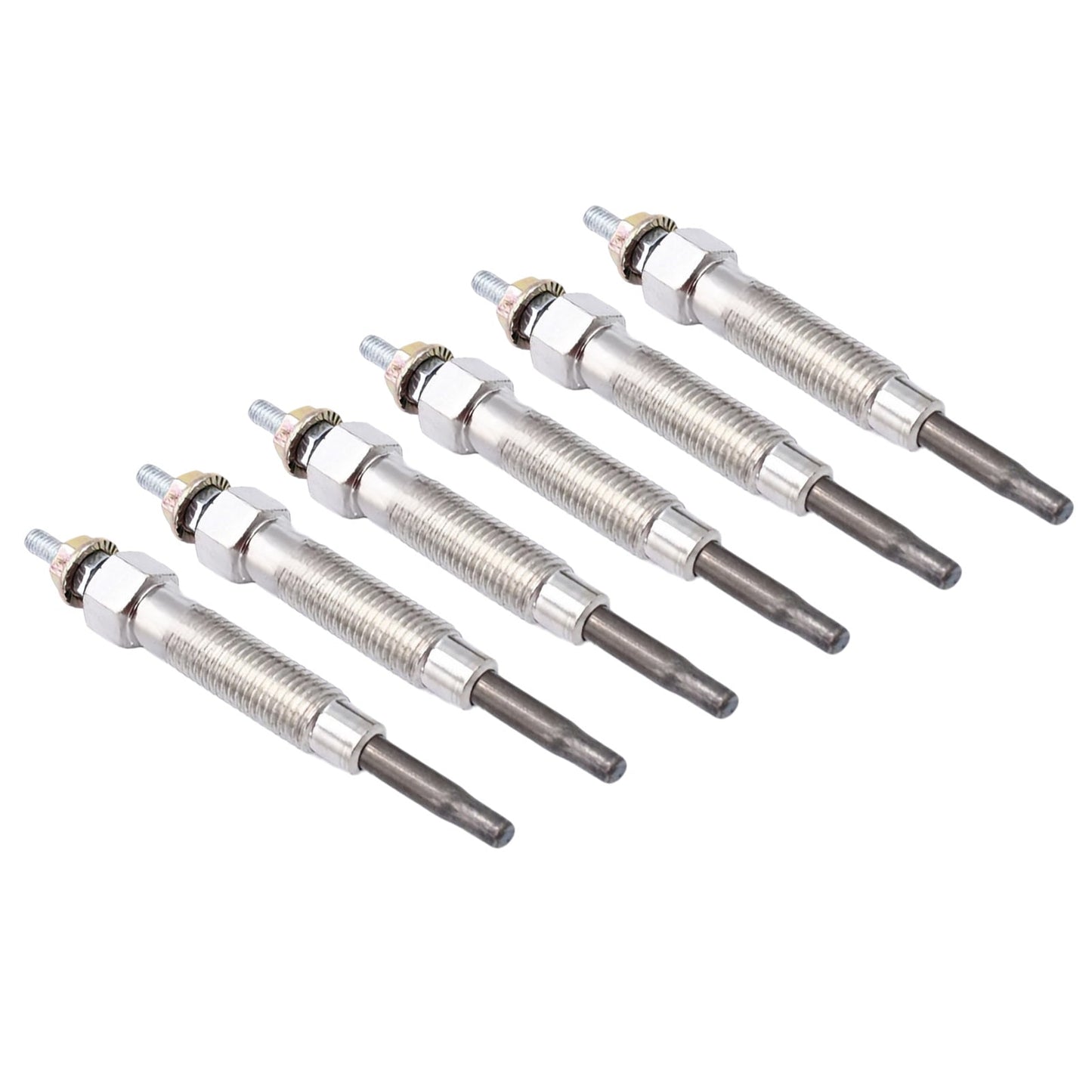 6x Glow Plugs Suitable For Nissan Patrol GU Y61 1997-2000 RD28Ti 2.8L Turbo Diesel 6Cyl-1