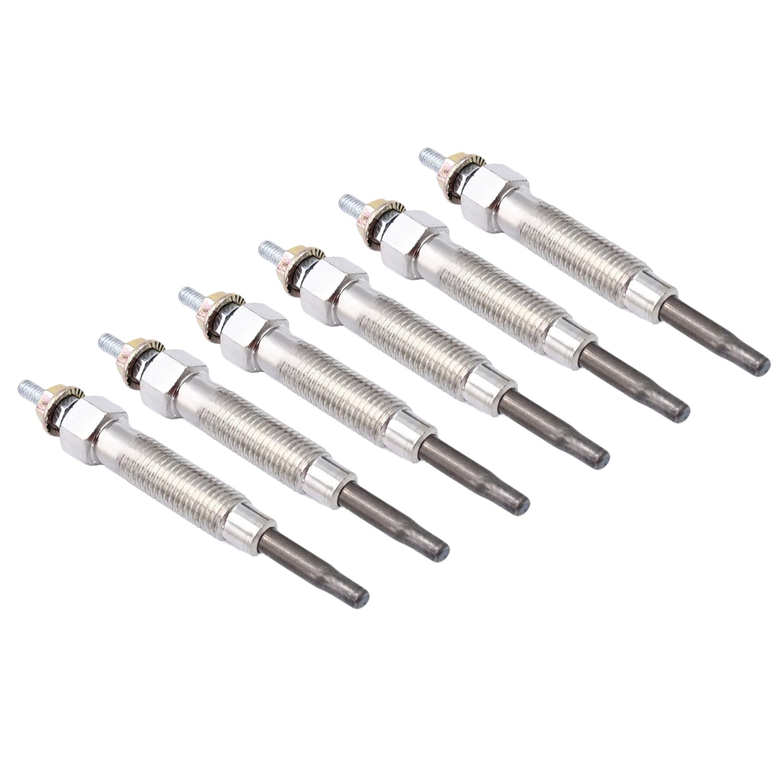 6x Glow Plugs Suitable For Nissan Patrol GU Y61 1997-2000 RD28Ti 2.8L Turbo Diesel 6Cyl-1