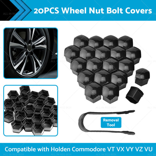 20PCS 19mm Wheel Nut Lug Bolt Covers Caps Suitable for Holden Commodore VB to VZ-1