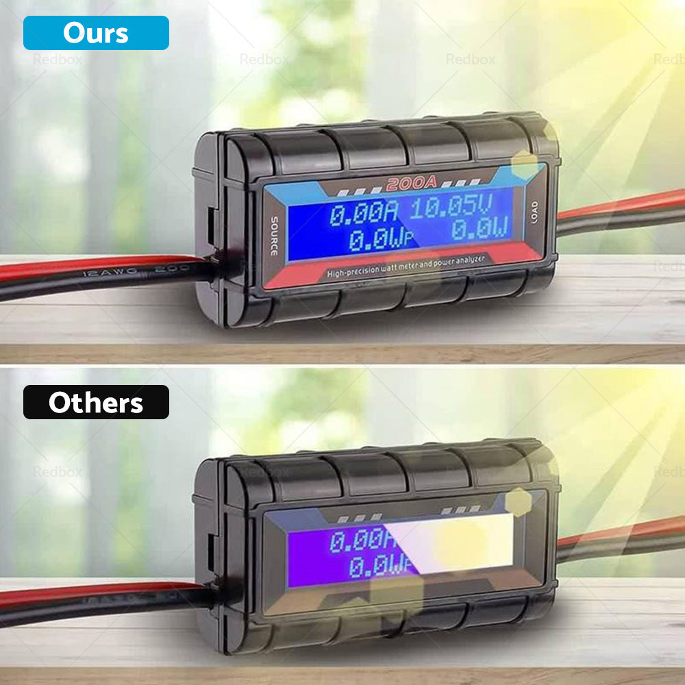 2 x Digital Watt Meter 200 Amp Power Analyser Solar Caravan Anderson Style Plug-4
