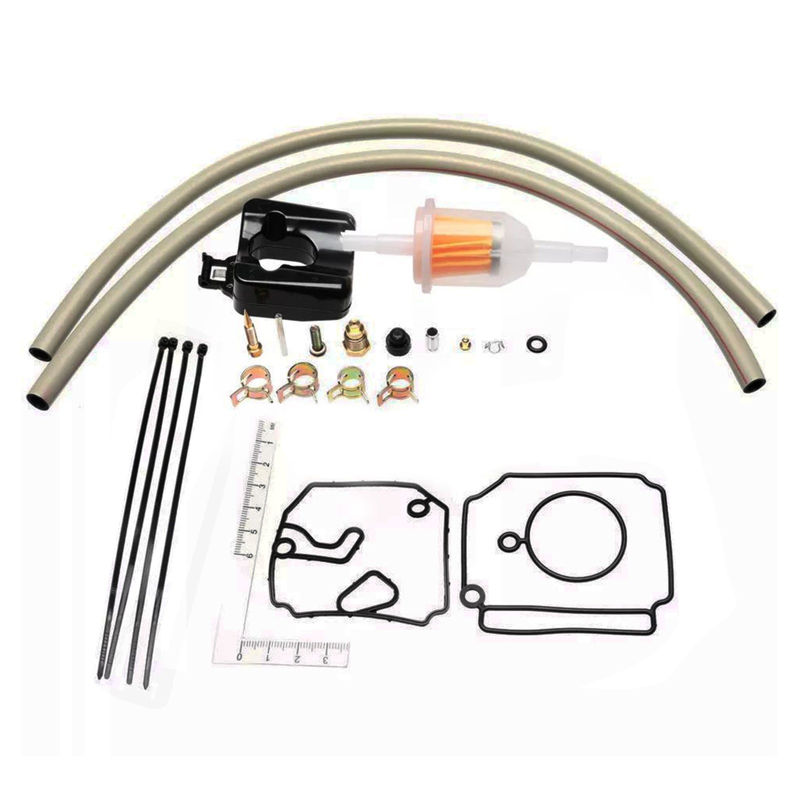 3xCarburetor Carb Rebuild Kit Suitable ForYamaha 2 Stroke 40/50HP Outboard Motor-4
