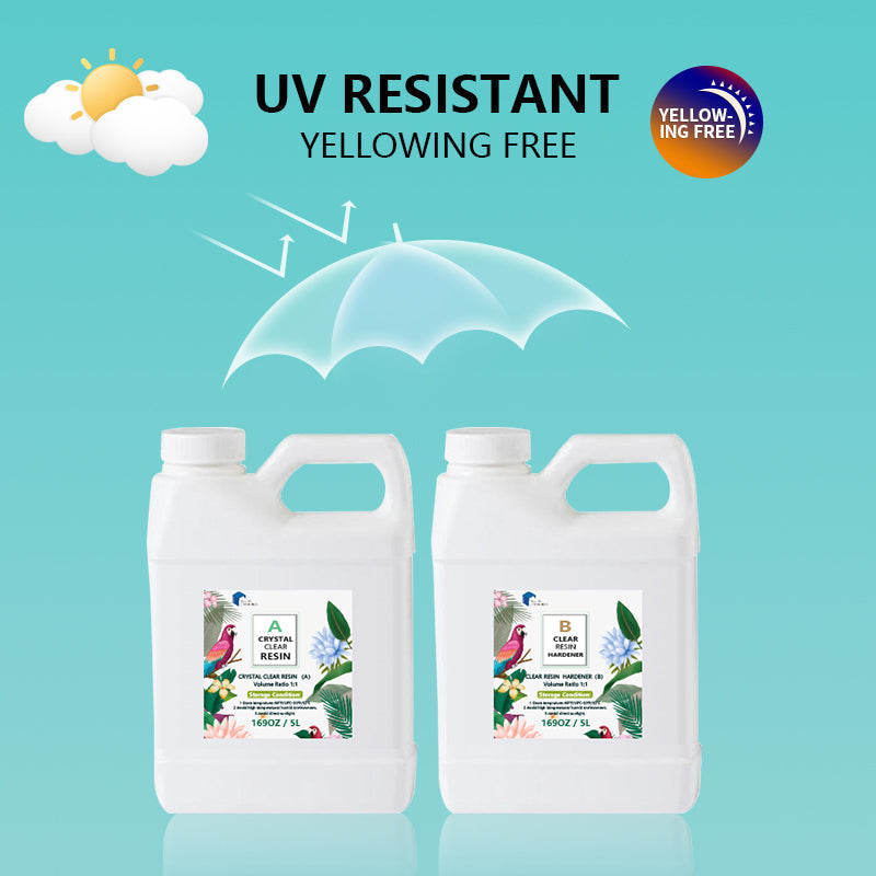 10Ltr Epoxy Resin 1:1 AB Kit Art DIY UV Crafts Glass & Water Clear Epoxy Coating-4