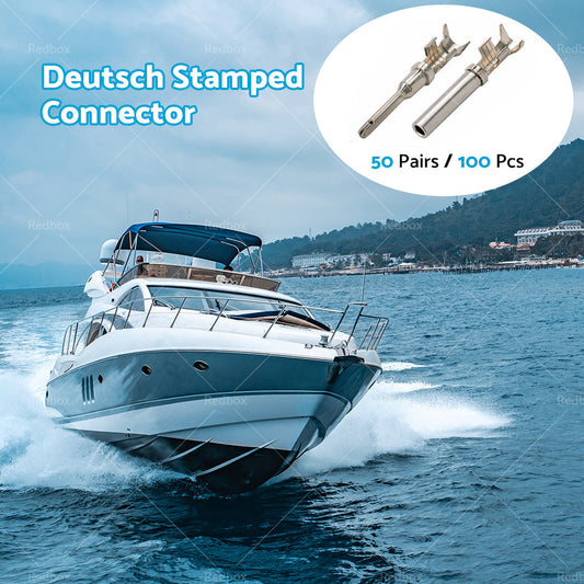 50 Pair Deutsch No. 16 Solid Terminal Connectors-1