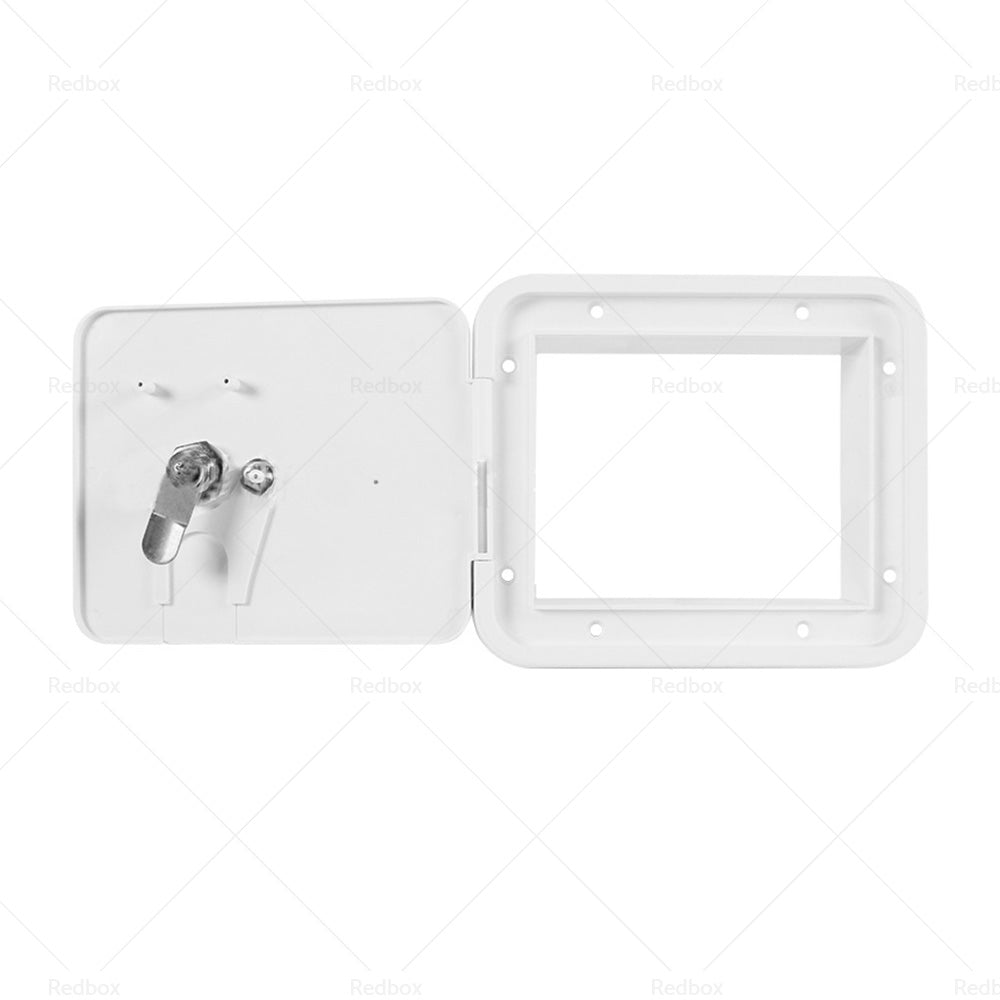 Caravan Utility Door Access Hatch Rectangle 194x165mm RV Motorhome Lock-4