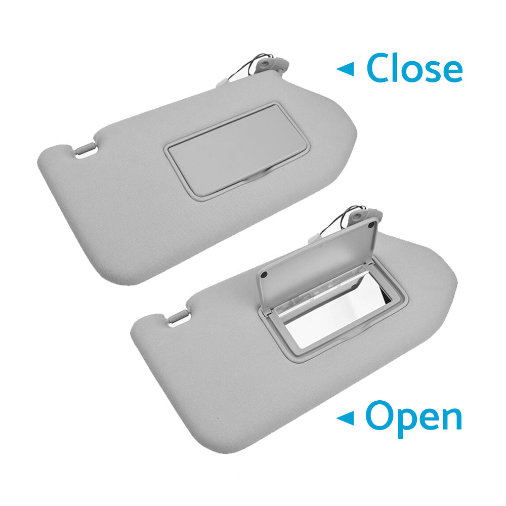 Right Interior Sun Visor Shade Grey Suitable For Nissan Pathfinder R52 Wagon 2013-2018-2