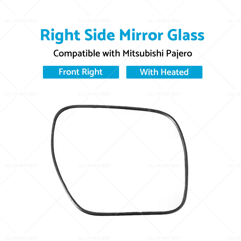 Right side mirror glass Suitable for Mitsubishi Pajero NS-NX Convex Heated bas-3