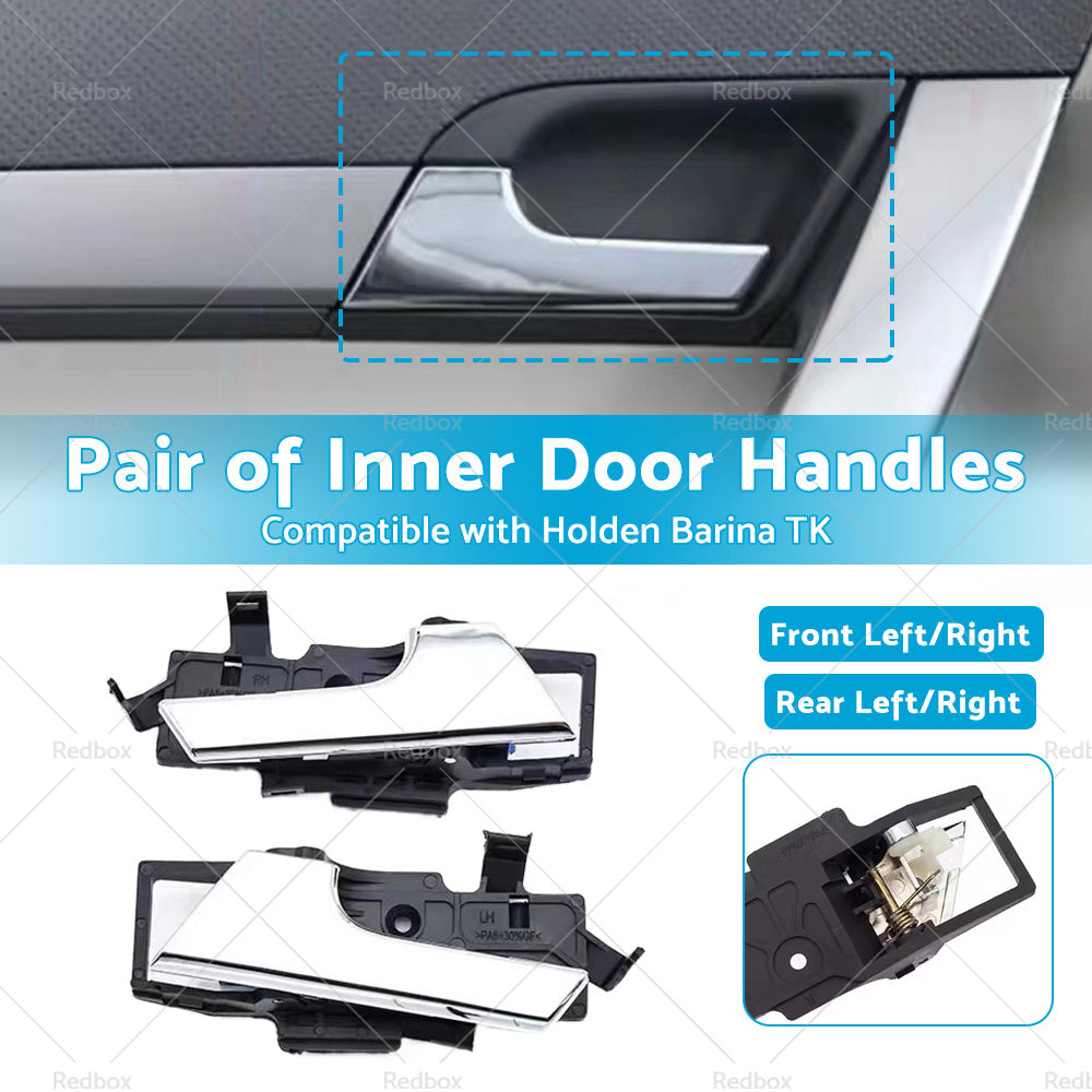 Front Rear Pair Left Right Inner Door Handle Suitable for Holden Barina TK 05-11-2