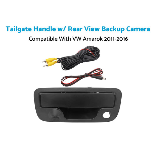 Tailgate Handle w/ Rear View Backup Camera Suitable for VW Amarok 2011-16-0