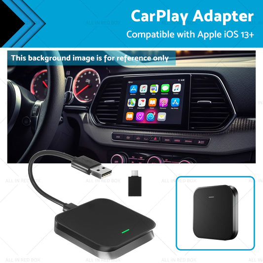 Bluetooth USB Wireless Receiver Black Suitable for Apple CarPlay Adapter-0