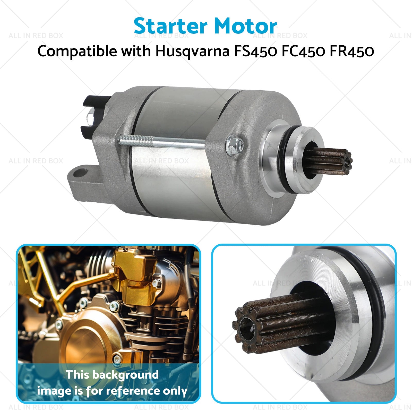 Starter Motor Suitable for Husqvarna FE501 17-21 FS450 16-20 FC450 FR450 FE501S-3