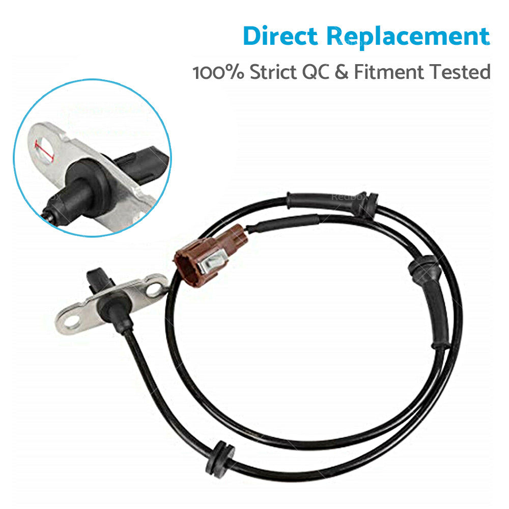 4x ABS Wheel Speed Sensor Front Rear Left Right for Nissan Navara D40 2005-2014-4