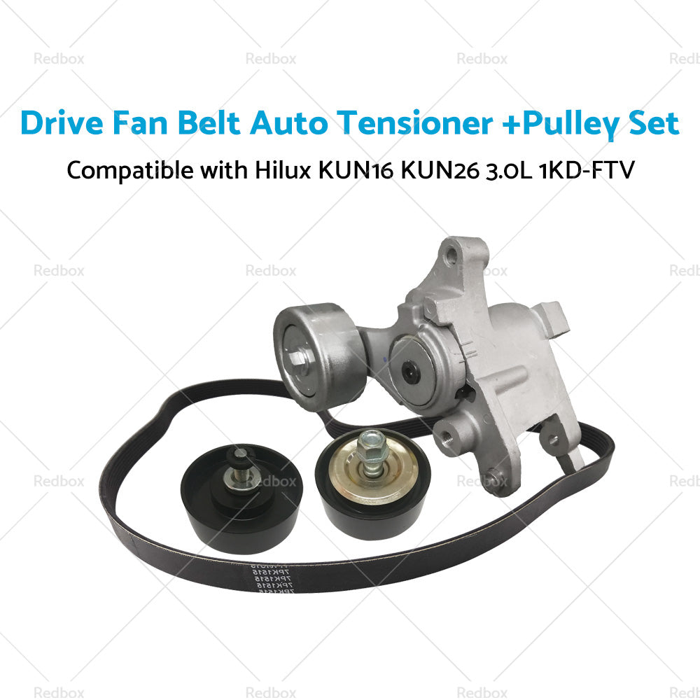 Drive Fan Belt Auto Tensioner Pulley Suitable for Hilux KUN16 KUN26 3. 0L 1KD-FTV-3