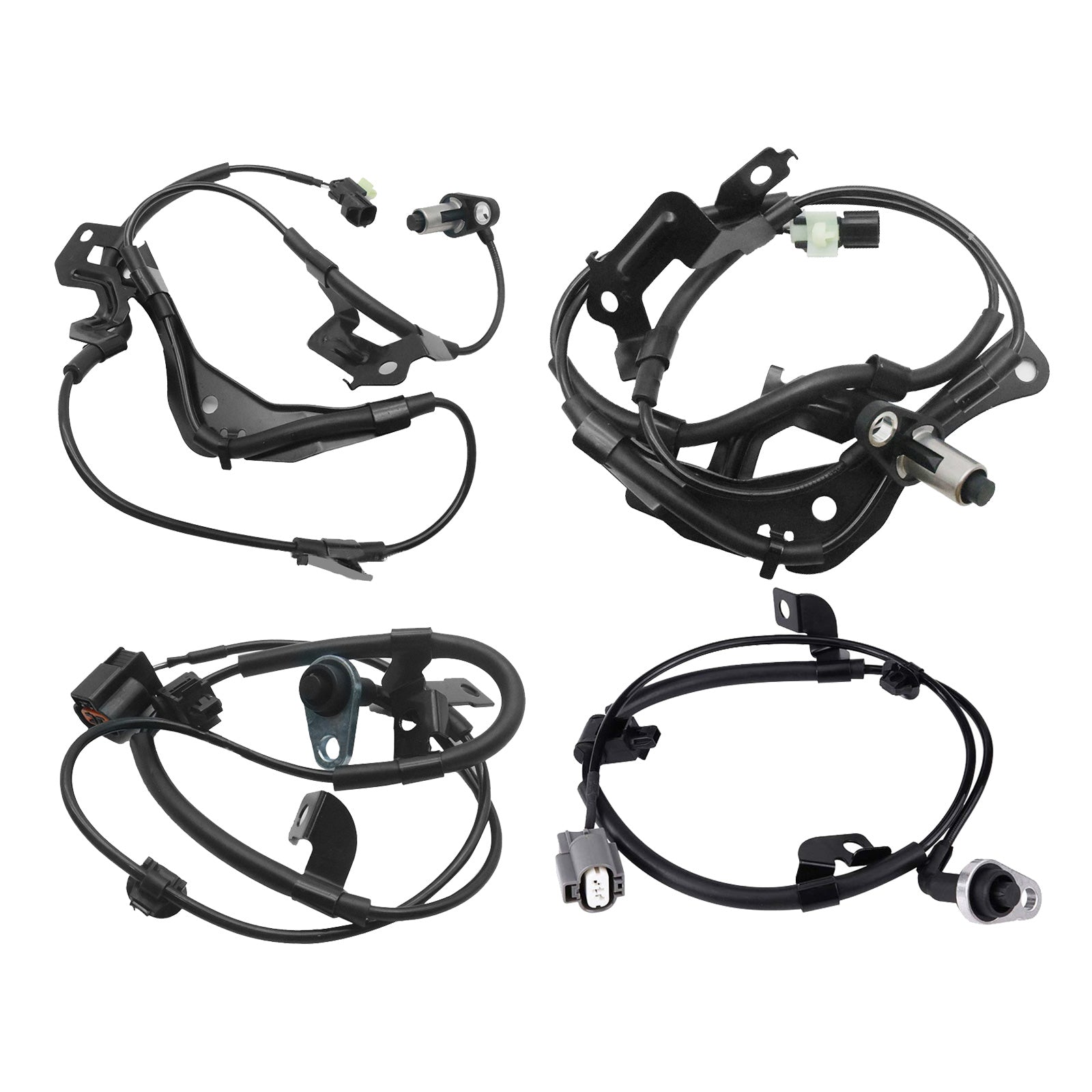 4X Front & Rear ABS Wheel Speed Sensors Suitable for Mitsubishi Triton MQ 2.4L-0