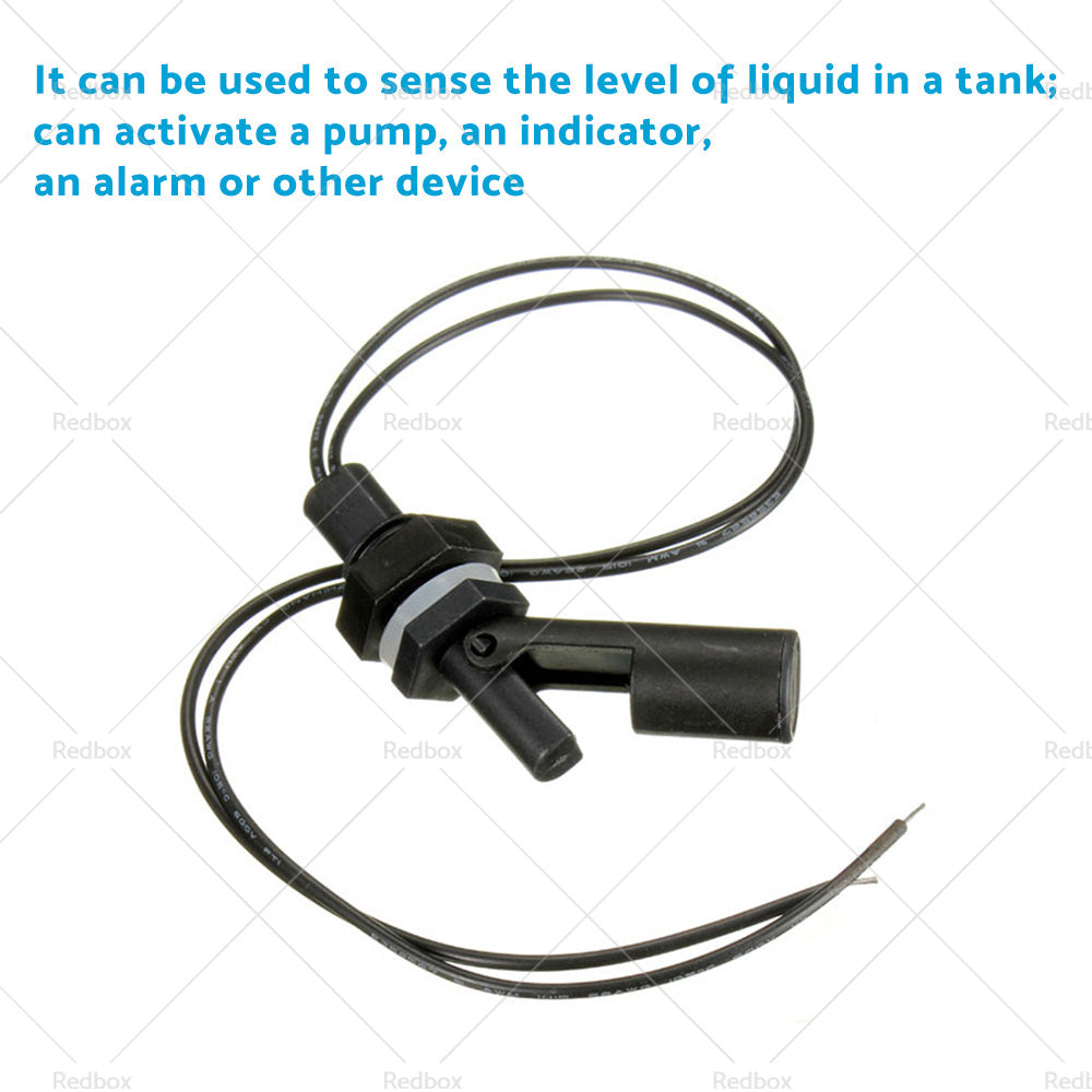 2PCS Water Level Sensor Tube Float Switch Tank Horizontal Liquid Pool Side Mount-3