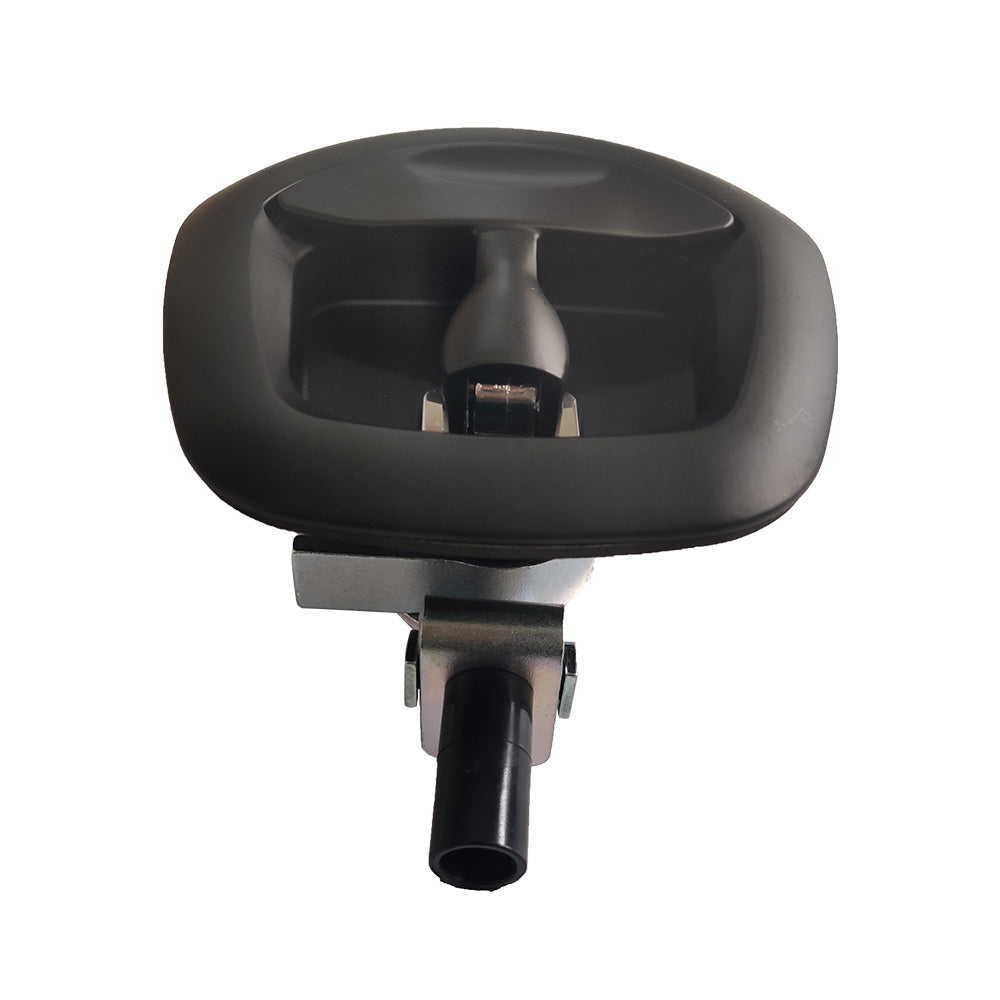 1x Black Recessed Folding T Lock / Handle Suitable For Trailer Toolbox Drop T Whale Tail-2
