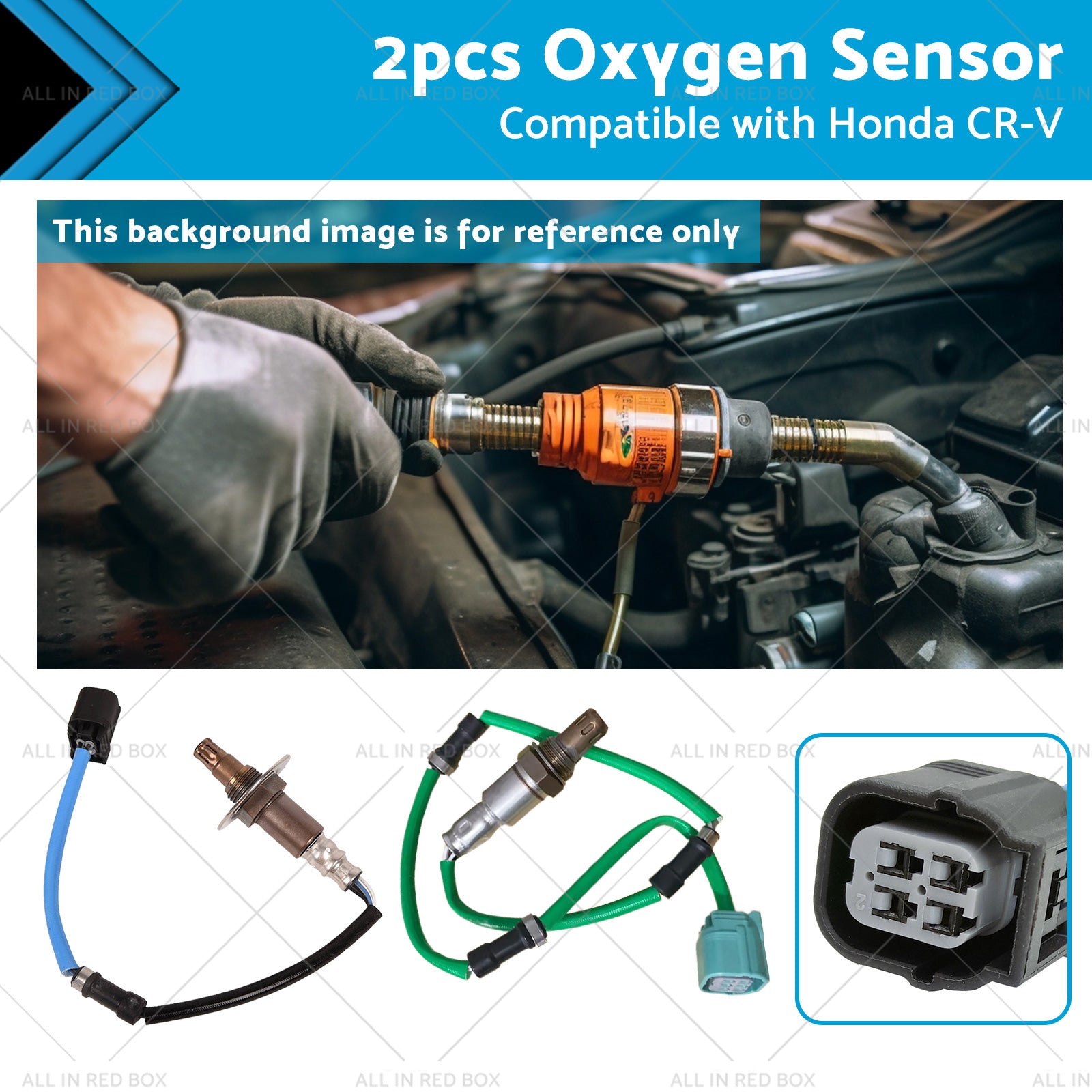 Upstream Downstream O2 Oxygen Sensor Suitable for Honda CR-V CRV 2. 4L L4 07-09-0