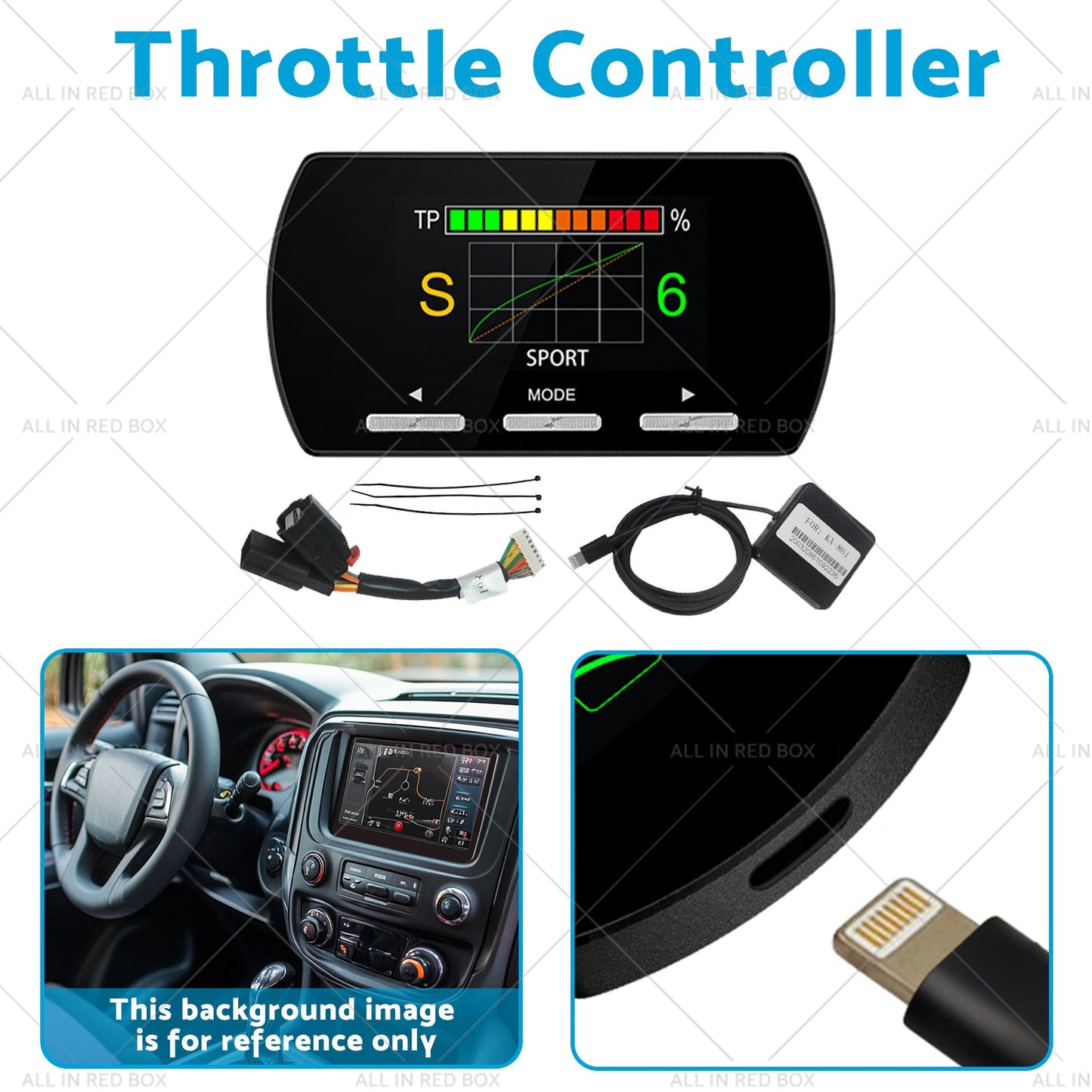 Electronic Throttle Controller Suitable for Nissan Navara NP300 16-19 14 Modes-2