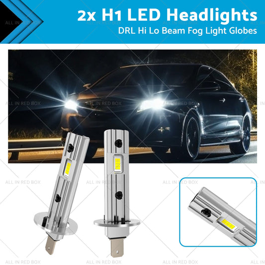 2x H1 LED Headlights DRL Hi Lo Beam Fog Light Globes 13W 6000K White Lamp Bulbs-0